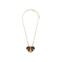 Hawaiian Delicate Pendant Necklace - Black and Gold Sautoirs & Colliers Longs|Pendentifs Et Médailles