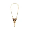 Sale Hawaiian Necklace - Black Plastrons
