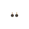 Hawaiian sleeper earrings - black Dormeuses