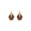 Outlet Hawaiian sleeper earrings - black Dormeuses