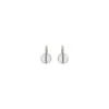 Clearance Hawaiian sleeper earrings - white mother-of-pearl Dormeuses