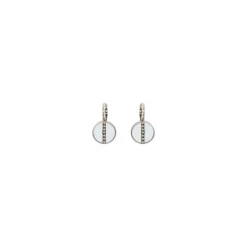 Clearance Hawaiian sleeper earrings - white mother-of-pearl Dormeuses
