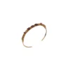 Iancura bangle bracelet - garnet and jade Joncs