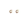 Best Iancura fine hoop earrings - garnet Créoles
