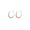 Best Iancura hoop earrings - black Créoles