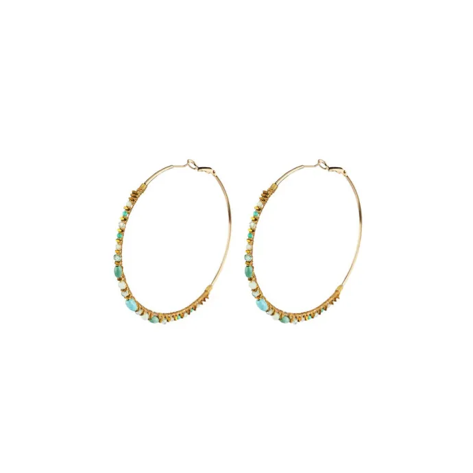 Clearance Iancura hoop earrings - blue Créoles