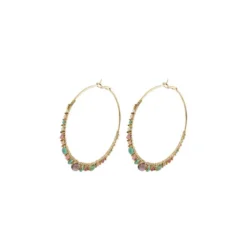 Sale Iancura hoop earrings - mauve Créoles