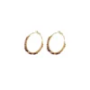 Discount Iancura hoop earrings - plum Créoles