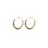 Sale Iancura wide hoop earrings - multicoloured Créoles