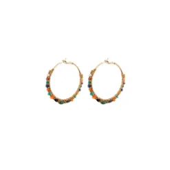 Sale Iancura wide hoop earrings - multicoloured Créoles
