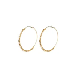 Clearance Iancura wide hoop earrings - pearl Créoles