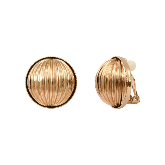 Online Inti clip-on earrings - gold Clips