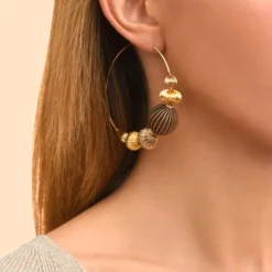 Discount Inti hoop earrings - gold Créoles