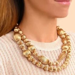 Online Inti long necklace - gold Sautoirs & Colliers Longs