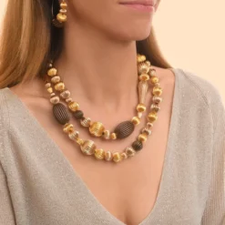 Clearance Inti long necklace - gold Sautoirs & Colliers Longs