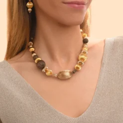 Best Inti Necklace - Gold Colliers Courts & Ras Du Cou