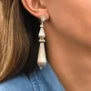 New Inti pierced stud earrings - silver Percées / Tiges