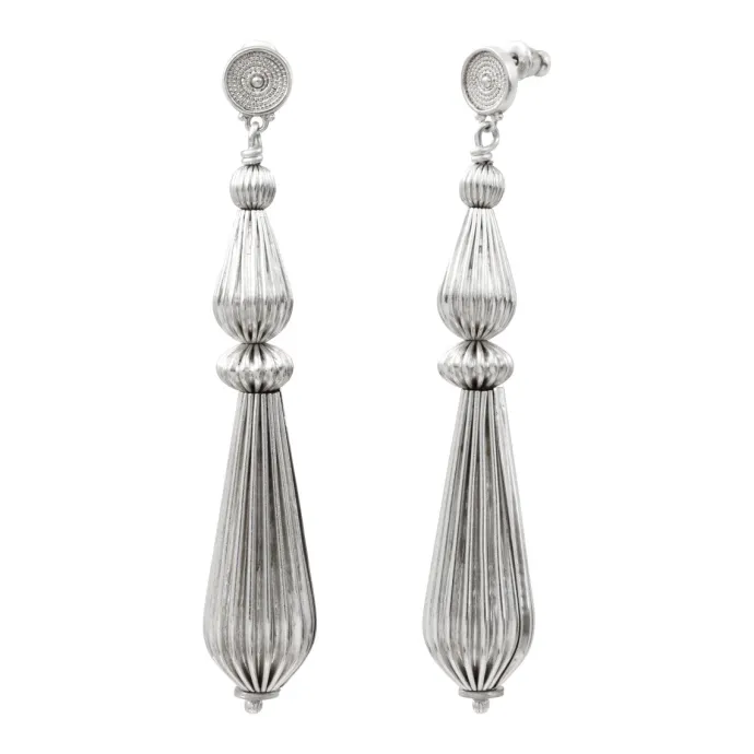 New Inti pierced stud earrings - silver Percées / Tiges