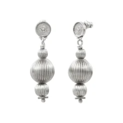 Clearance Inti thin pierced stud earrings - silver Percées / Tiges