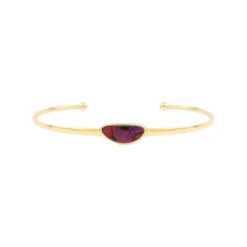New Lhasa bangle bracelet - red Joncs