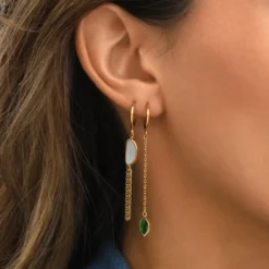 Discount Lhasa pierced stud earrings - green Percées / Tiges