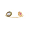 Hot Louise adjustable bangle bracelet - white Joncs