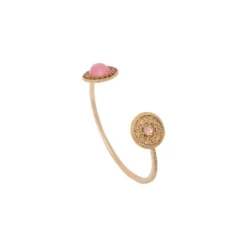 Sale Louise adjustable bangle bracelet - pink Joncs