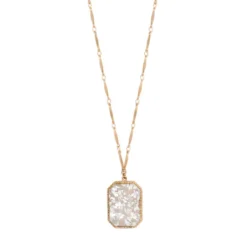 Sale Louise Adjustable Long Necklace - White Sautoirs & Colliers Longs