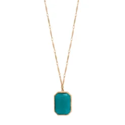 Hot Louise Adjustable Long Necklace - Green Sautoirs & Colliers Longs
