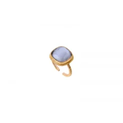 New Louise adjustable ring - light blue Bagues Ajustables