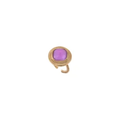 Clearance Louise adjustable ring - purple Bagues Ajustables
