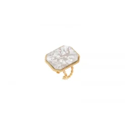 Best Louise adjustable ring - white Bagues Ajustables