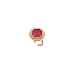 Best Louise cabochon ring - red Bagues Ajustables