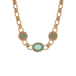Sale Louise chain necklace - blue Colliers Courts & Ras Du Cou