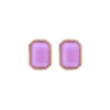 Louise clip-on earrings - violets Clips