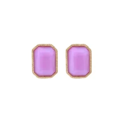 Louise clip-on earrings - violets Clips