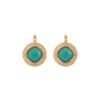 Clearance Louise delicate sleeper earrings - turquoise Dormeuses