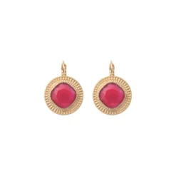 Clearance Louise delicate sleeper earrings - roses Dormeuses