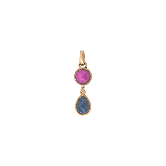 Best Louise pendant necklace - blue Sautoirs & Colliers Longs|Pendentifs Et Médailles