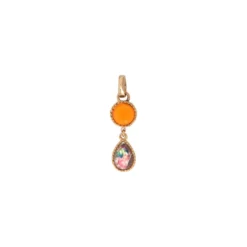 Online Louise pendant necklace - orange Sautoirs & Colliers Longs|Pendentifs Et Médailles
