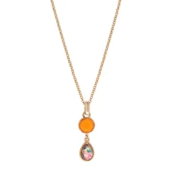 Online Louise pendant necklace - orange Sautoirs & Colliers Longs|Pendentifs Et Médailles
