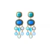 Hot Louise pierced stud earrings - turquoise Percées / Tiges