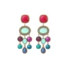 Best Louise pierced stud earrings - blue Percées / Tiges