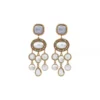 Clearance Louise pierced stud earrings - white Percées / Tiges