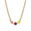 Hot Louise short necklace - red Colliers Courts & Ras Du Cou