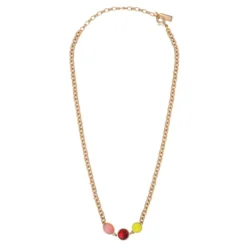 Hot Louise short necklace - red Colliers Courts & Ras Du Cou