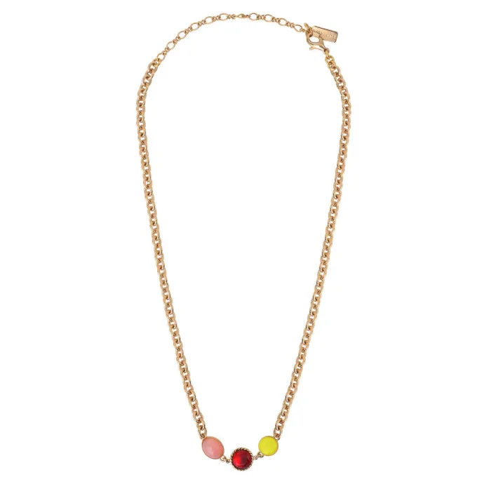 Hot Louise short necklace - red Colliers Courts & Ras Du Cou