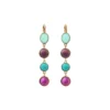Louise sleeper earrings - blue Dormeuses