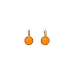 Hot Louise sleeper earrings - orange Dormeuses
