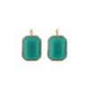 Sale Louise sleeper earrings - turquoise Dormeuses